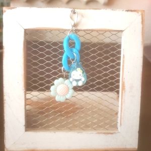 Kitty Raindrop Purse/Backpack Charm